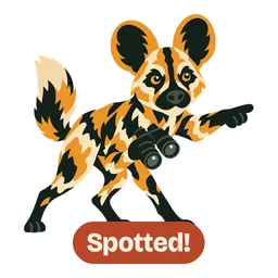 Spotted! sticker